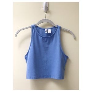 H&M Blue Crop Top